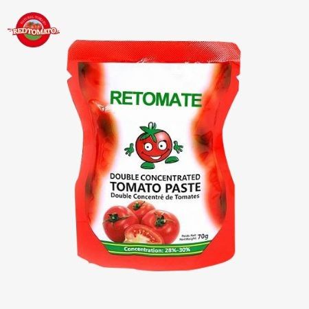 Pâte de tomate de haute qualité en sachette 50g double concentrée