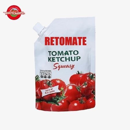 Fabrique Produit OEM Sachet Ketchup 200g Condiment Pour Les Burgers Et Les Sandwiches Prix d'usine