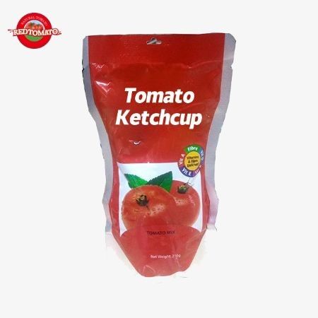 1% de Brix 210g de ketchup en sachette, saveur naturelle parfaite pour la sauce friteuse.