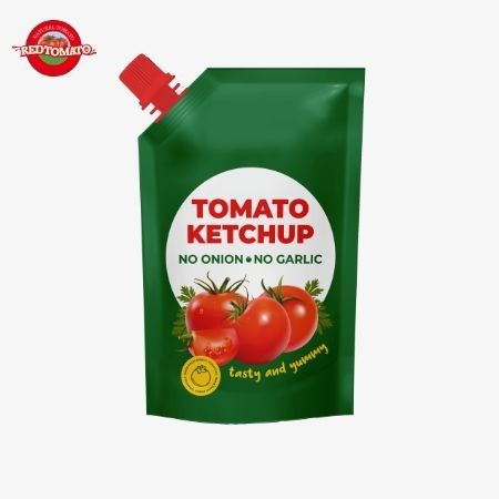 1% de Brix 210g de ketchup en sachette, saveur naturelle parfaite pour la sauce friteuse.