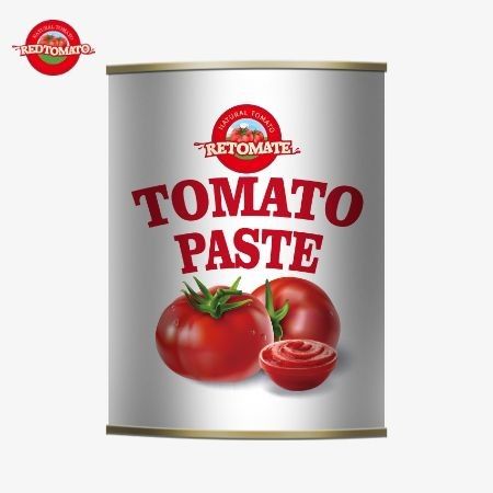 La pâte de tomate en conserve de 198g respecte les normes ISO HACCP et BRC ainsi que les normes de production de la FDA