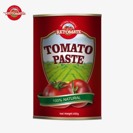 400g de pâte de tomate en boîte Normes internationales, y compris celles de l'ISO HACCP BRC et de la FDA