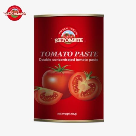 400g de pâte de tomate est conforme aux normes de production de l'ISO, HACCP BRC et FDA