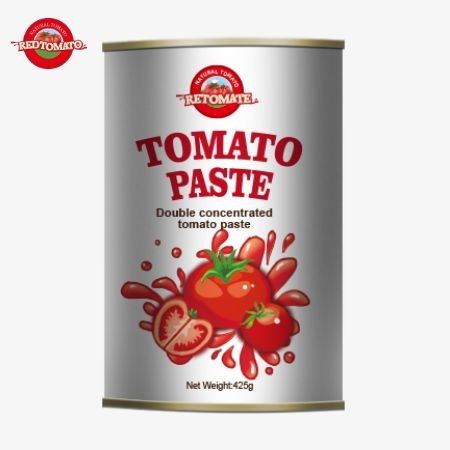 La pâte de tomate en conserve de 425 g est conforme aux normes mondiales établies par les réglementations ISO HACCP BRC et FDA.