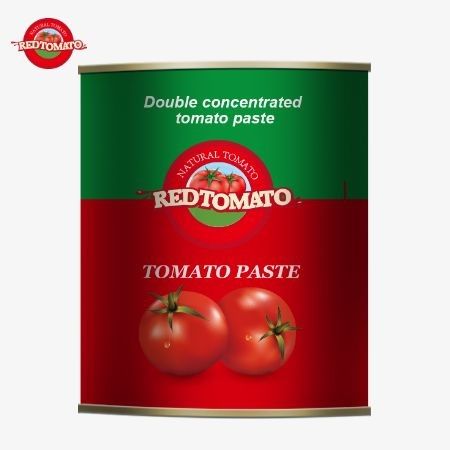 800g de pâte de tomate en conserve est conforme aux normes mondiales établies par les réglementations ISO HACCP BRC et FDA