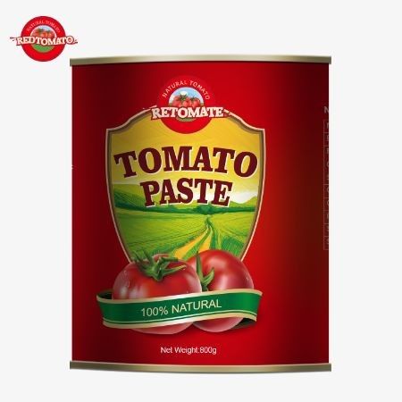 Notre pâte de tomate en conserve de 800 g est strictement conforme à une gamme complète de normes internationales de qualité et de sécurité