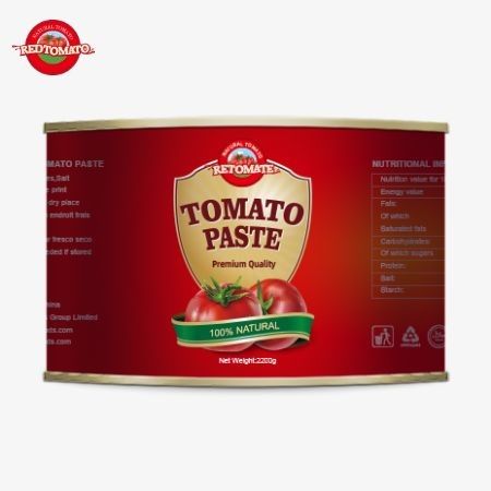 L'usine de tomates offre une pâte de tomates en conserve avec des boîtes de 2200 g, assurant une fraîcheur de haute qualité