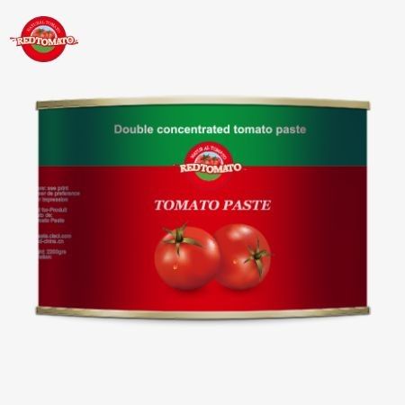 L'usine de tomates pâte de tomate en conserve 2200g conserves de fraîcheur et de qualité supérieure