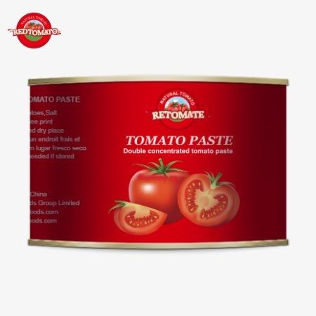 Produit de tomate en conserve de qualité supérieure de 2200 g certifié halal pour la cuisine musulmane africaine