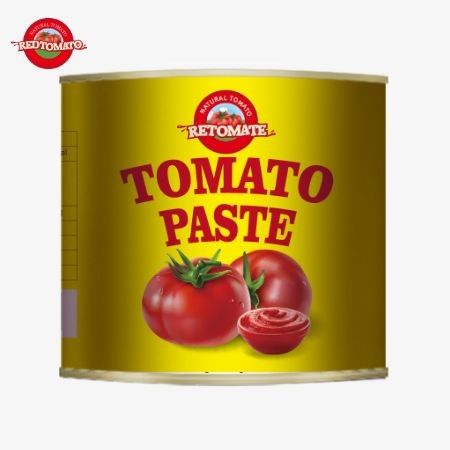 4500g de pâte de tomate en conserve répond aux normes ISO HACCP et BRC ainsi qu'aux normes de production de la FDA