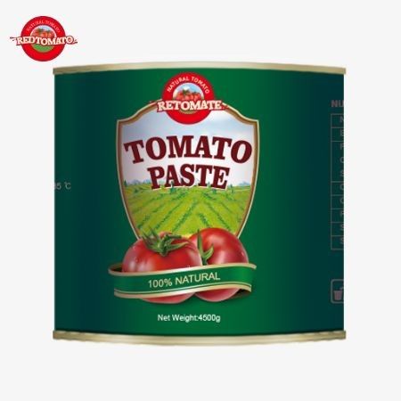 4500g de pâte de tomate en conserve répond aux normes ISO HACCP et aux règlements de production de la FDA