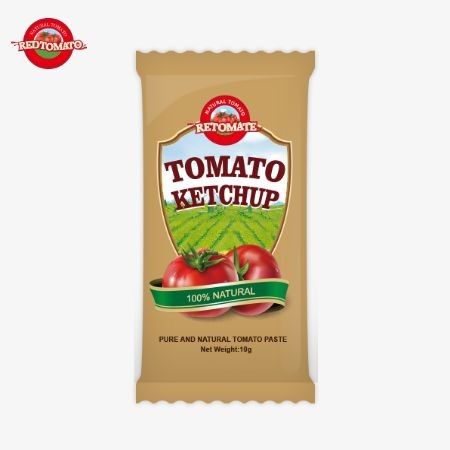 10 grammes de ketchup au goût sucré et pur naturel