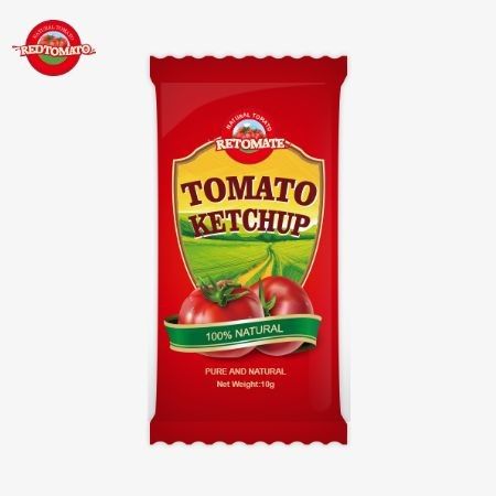 10 grammes de ketchup de tomate, goût sucré et riche, goût pur et naturel