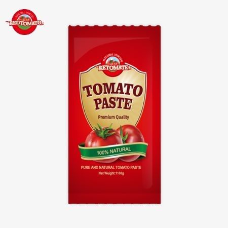 OEM Petit sachet de tomate au ketchup 30g Goût sucré et aigre saveur naturelle pure ISO HACCP BRC Normes FDA