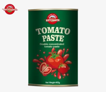 400g de pâte de tomate peut répondre aux normes de production ISO HACCP BRC et FDA