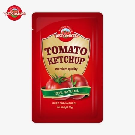 OEM 50g petit sac de pâte de tomate avec prix d'usine Chine Vente directe d'usine