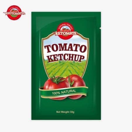 OEM Premium 50g Petit sachet de ketchup avec prix d'usine Chine Ventes directes d'usine