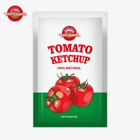 Chine Fabrique directe OEM Premium 50g Petit sac de ketchup Prix d'usine Ventes directes