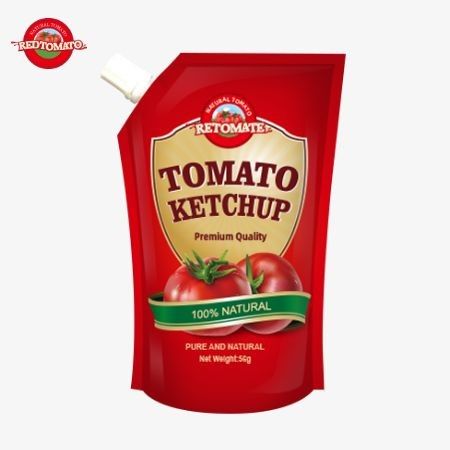 ISO Sachet Ketchup 56g saveur naturelle pure conforme aux normes internationales de production