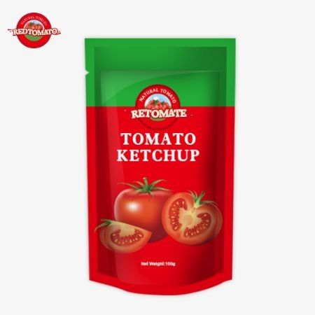 OEM Chine Prix d'usine 100g Sauce à tremper douce et aigre Pouch ketchup, condiments naturels purs