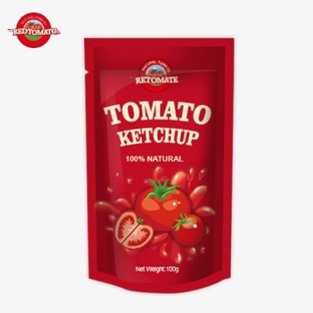 OEM Chine Prix d'usine 100g Sac de ketchup sucré et aigre, condiments naturels purs