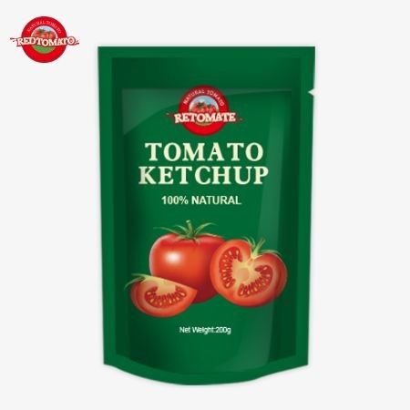 OEM 200g Sachet Ketchup saveur naturelle pure Parfait pour la Chine Prix d'usine