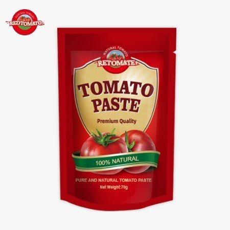 Redtomato Marque 70g Premium Double Concentré Tomate Paste Pouch - Riche saveur Convient Stand-up Design