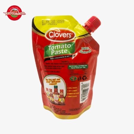 Clous de girofle 340g Sachet à bec verseur vertical Concentré de tomate double Brix 28–30% Personnalisable Avec la même qualité