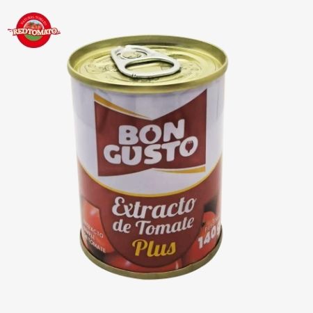 BONCUSTO Marque 140g pâte de tomate en conserve Brix22-24% Fournir la marque et le design de l'emballage