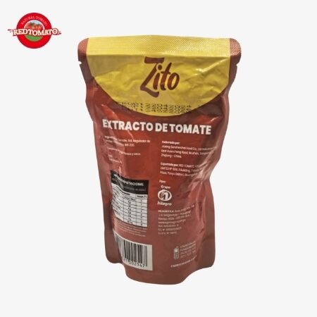 Zito 300g Pâte de tomate en sachet debout 12-14% Produits de qualité Brix OEM