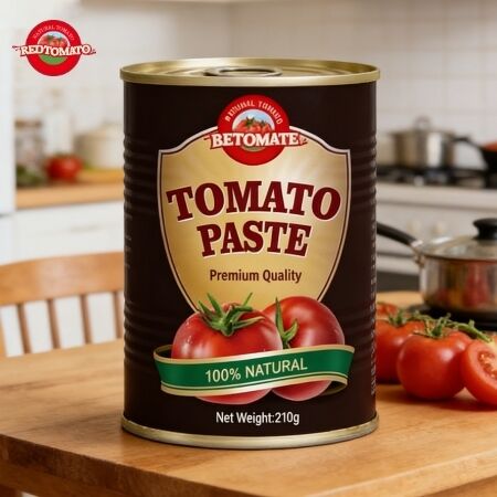 210g de pâte de tomate en conserve répond aux normes mondialement reconnues de sécurité alimentaire FDA ISO HACCP BRC