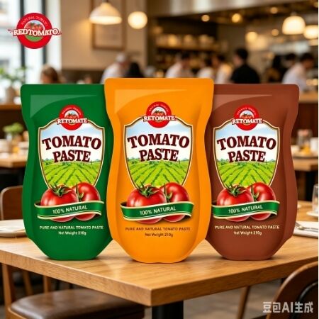210g de pâte de tomate en sachet ISO HACCP BRC FDA certifié avec qualité supérieure provenant du Xinjiang