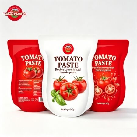 Pâte de Tomate Stand-Up Triple Concentration 340 g en sachet aigre-doux pour usage culinaire
