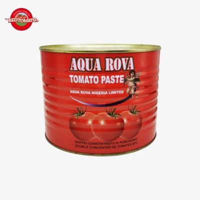 Paste de tomate en conserve entièrement naturelle 2200g Pas d'additifs 30% à 100% de pureté