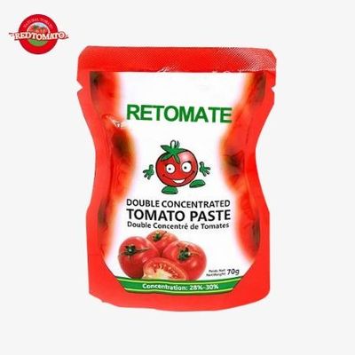 Pâte de tomate de haute qualité en sachette 50g double concentrée