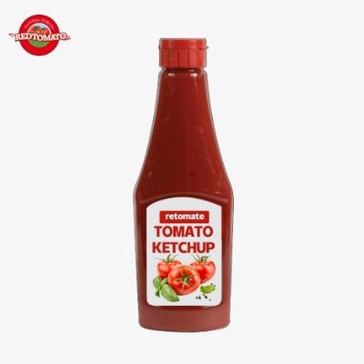 Le ketchup rouge 600g saveur naturelle pure pour les hamburgers et les sandwichs