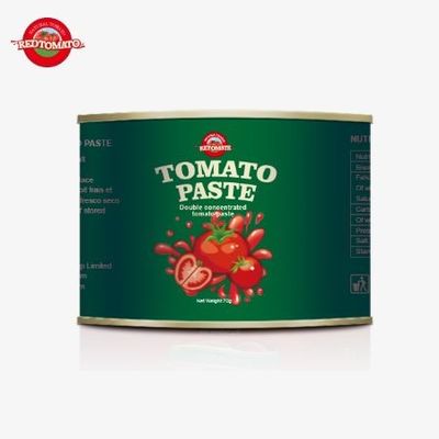 70 g de concentré de pâte de tomate en conserve à couvercle facile à ouvrir pour une expérience conviviale