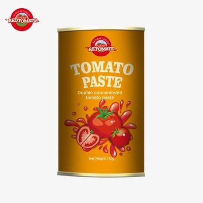 QS Notre pâte de tomates en conserve de 140 g récemment améliorée avec un couvercle facile à ouvrir