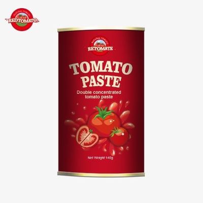 140g de pâte de tomate en conserve avec certification QS exceptionnellement pratique