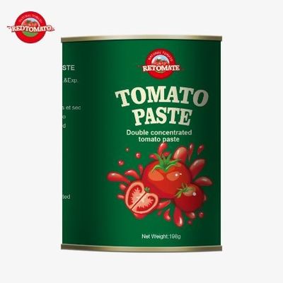Les 198 grammes de pâte de tomate en conserve répondent à la fois aux normes ISO HACCP et BRC ainsi qu'aux normes de production de la FDA
