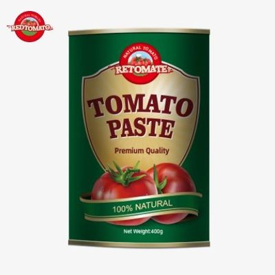 400 g de pâte de tomate respectent les normes internationales strictes en matière de sécurité alimentaire