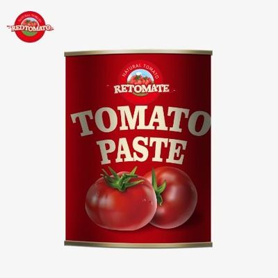 850g de pâte de tomate en conserve de qualité supérieure, 28/30% de concentration de Brix, méticuleusement fabriquée en Chine.
