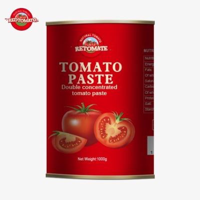 Fabricant 1000g boîtes d'étain vides pour pâte de tomate