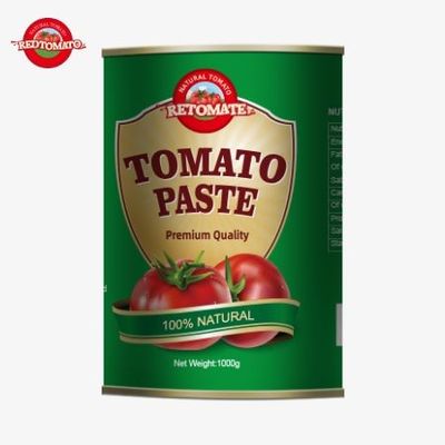 Producteur de boîtes d'étain vides de 1000 g pour emballer la pâte de tomate en conserve