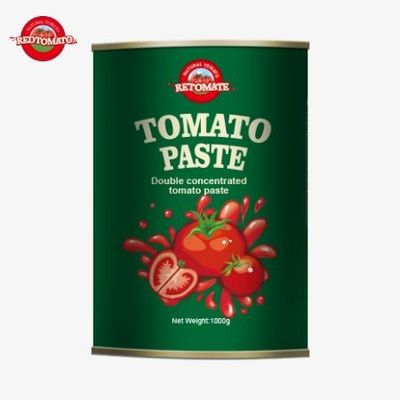Producteur de boîtes d'étain de 1000 g pour emballer de la pâte de tomate