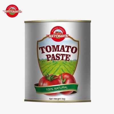 Pâte de tomate en conserve 3 kg à 28-30% Brix au meilleur prix en usine
