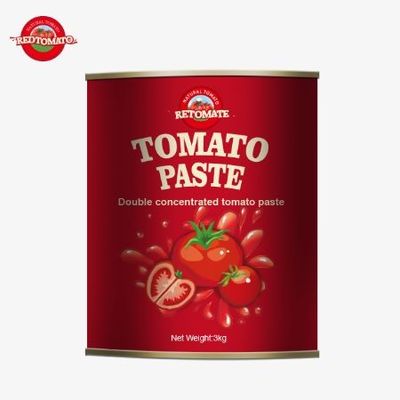 Notre pâte de tomate en conserve de 3 kg répond aux normes de production établies par ISO HACCP BRC et FDA
