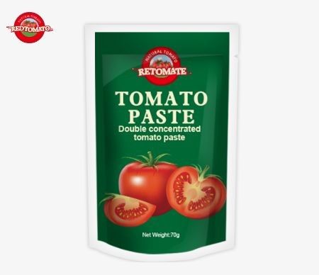 Sacs de tomates personnalisés de 70g par Perfect pour l'emballage alimentaire avec impression personnalisée