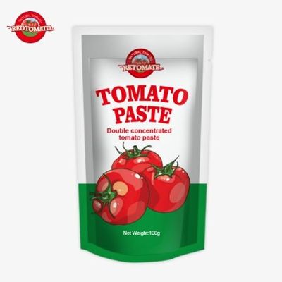 Emballé dans une pâte de tomate de 100 g avec 100% de pureté