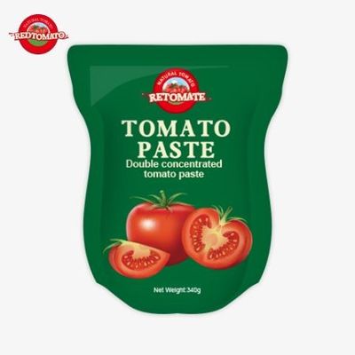 La pâte de tomate rouge de 340g est pratique et délicieuse.